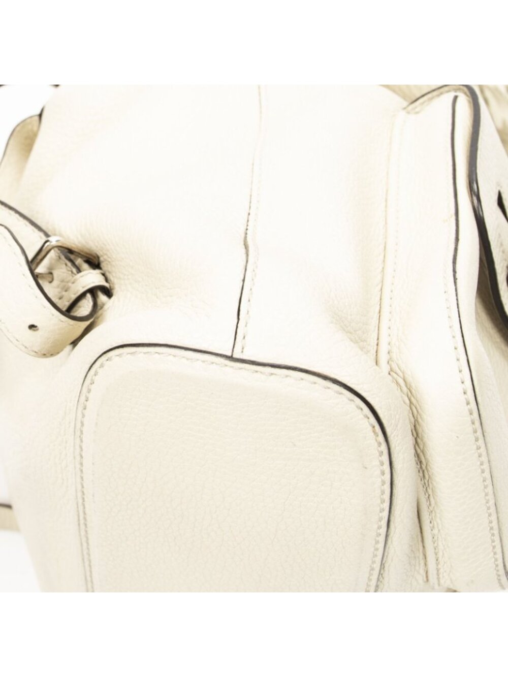 Gucci Bamboo Backpack Tassel Ivory Gray Calfskin Leather - Picture 7 of 10